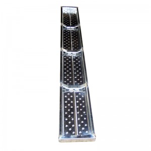 Plataforma de metal de andamio galvanizado 240 con soporte tipo U