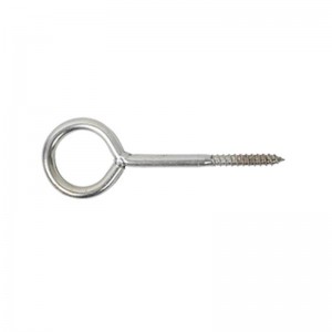 Tornillo de ojo Tornillo de ojo Diámetro 51 mm Blanco Zincado