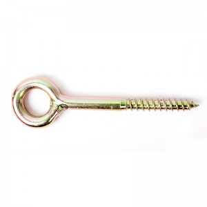 Eye Lag Screw Eye Dia 23mm Amarillo Plateado