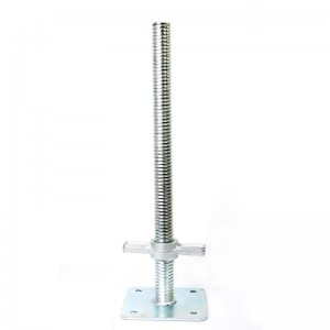 Base de gato de tornillo hueco plateado de zinc